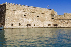Fortezza sul mare nella città di Heraklion sull&#039;isola di Creta