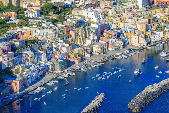 Procida: panorama dall&#039;alto