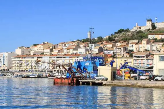 Sete, Francia, vista panoramica