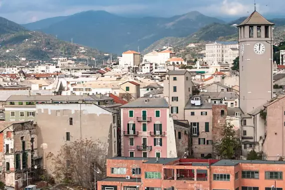 Savona vista sul centro città