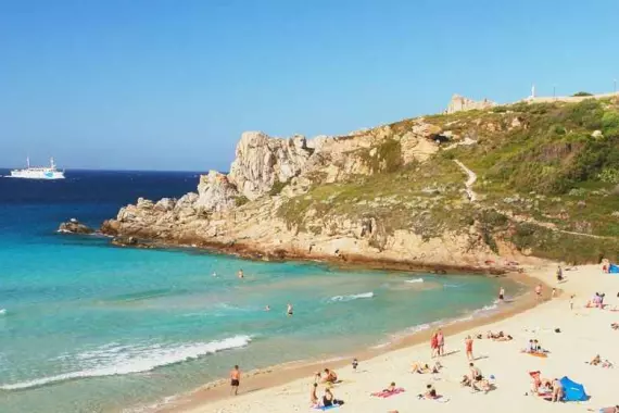 Santa Teresa di Gallura, Sardegna: panoramica spiaggia