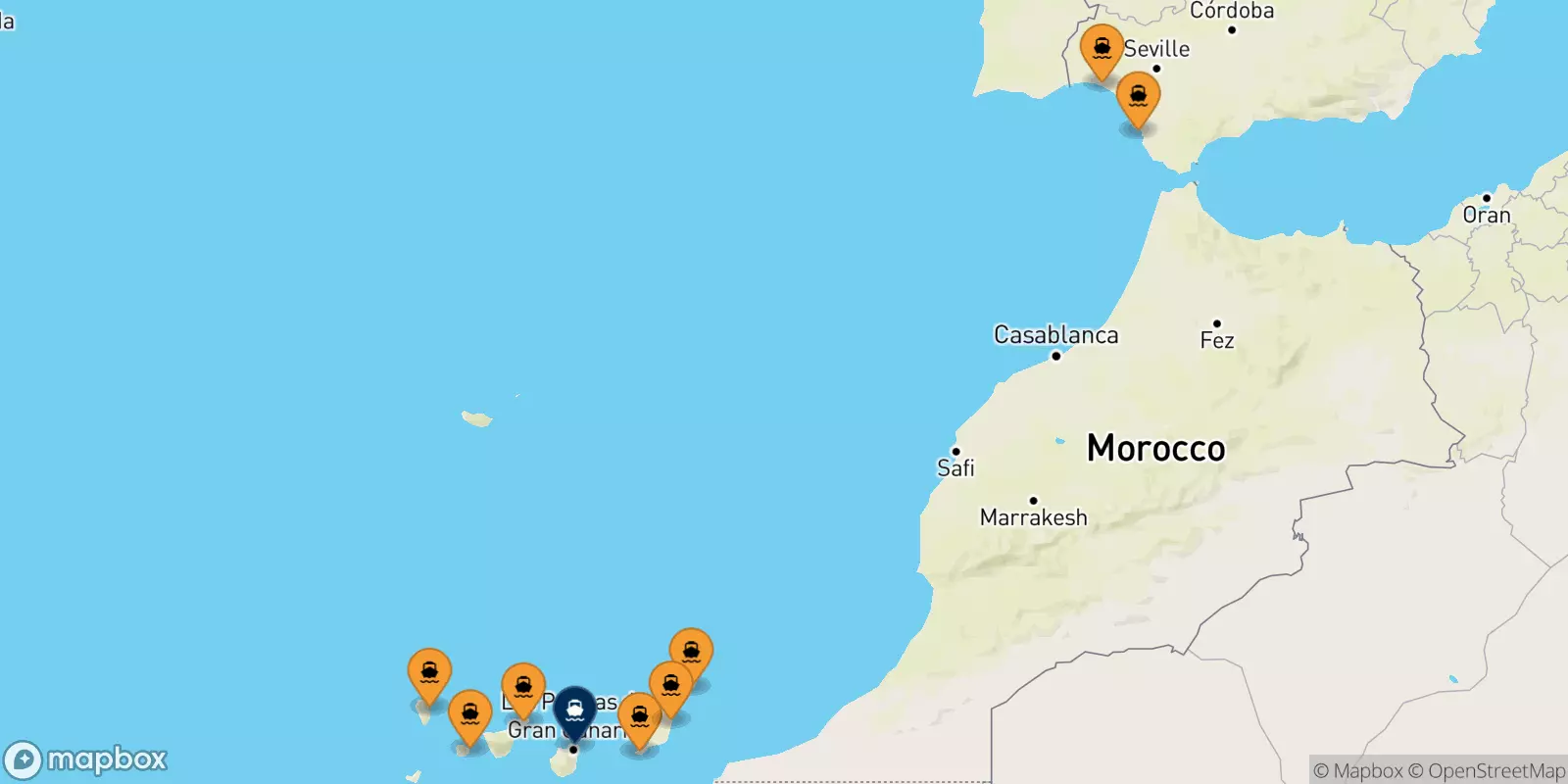 Traghetti per Las Palmas De Gran Canaria