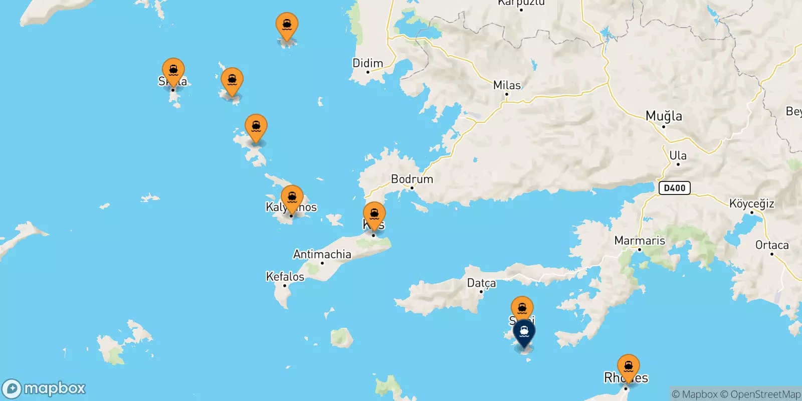 Traghetti per Panormitis (Symi)