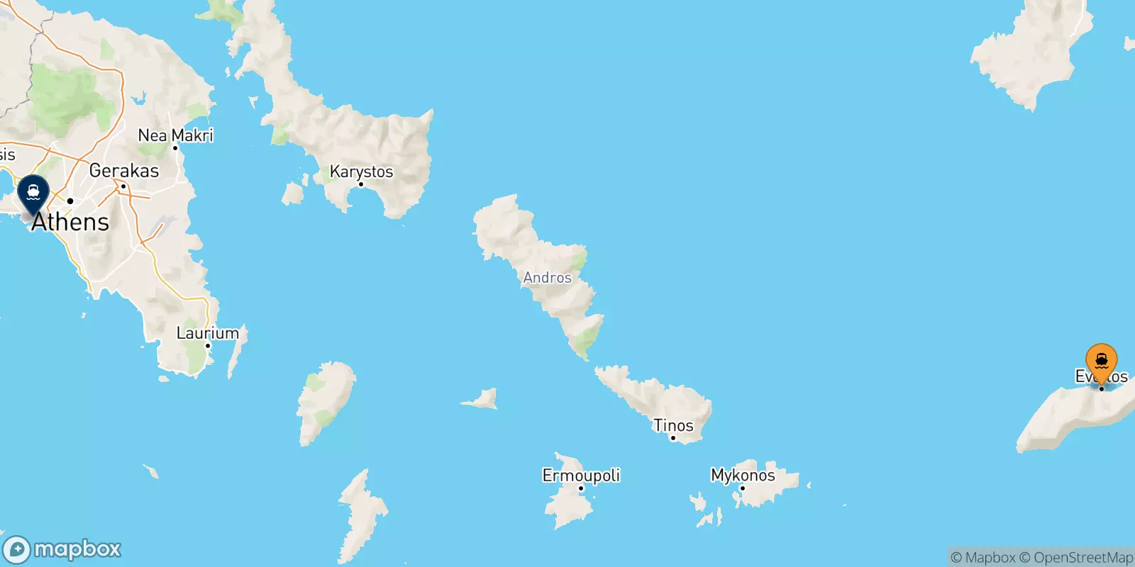 Traghetti da Agios Kirikos (Ikaria) per Pireo