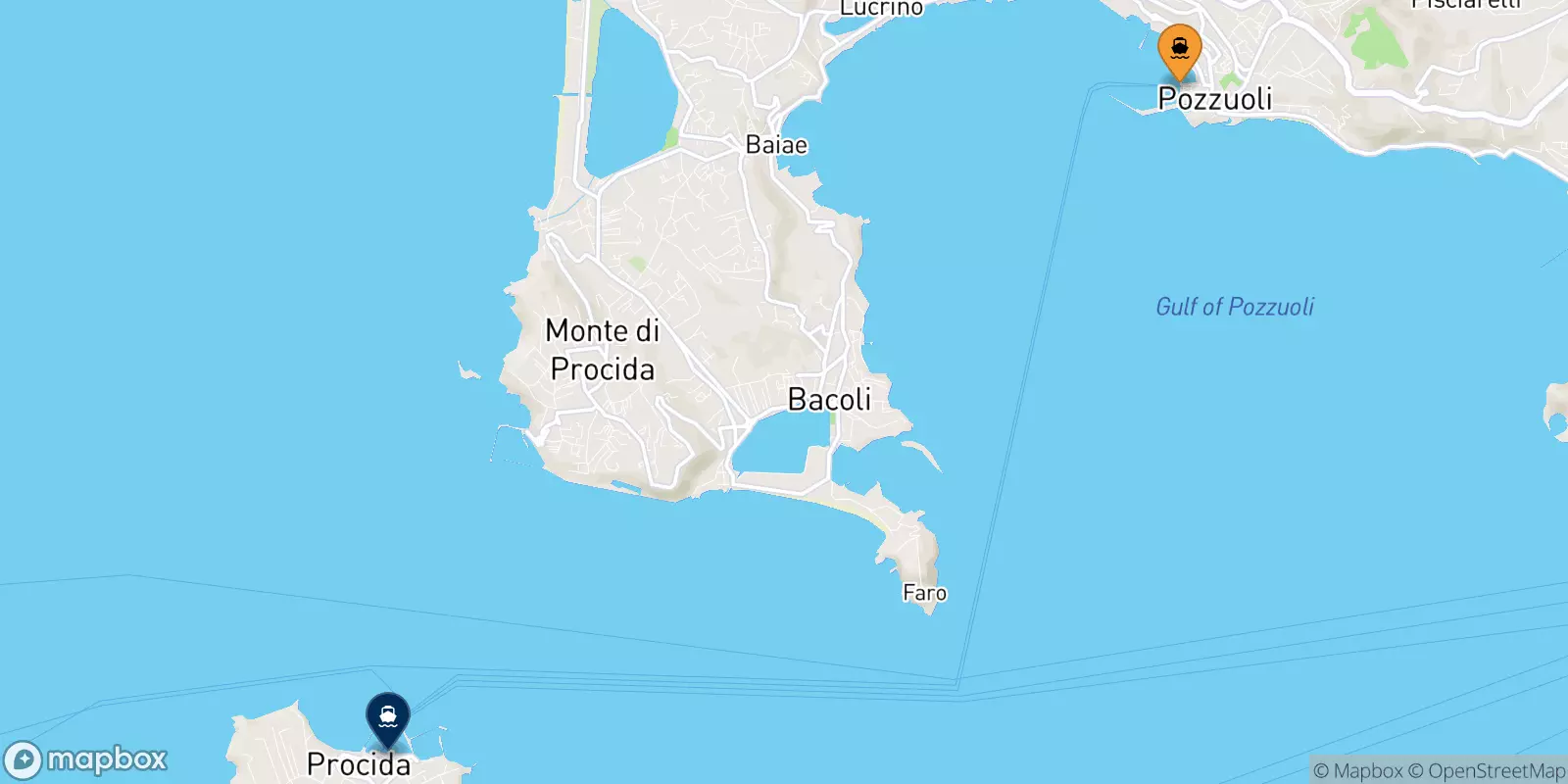 Traghetti da Casamicciola (Ischia) per il Golfo Di Napoli