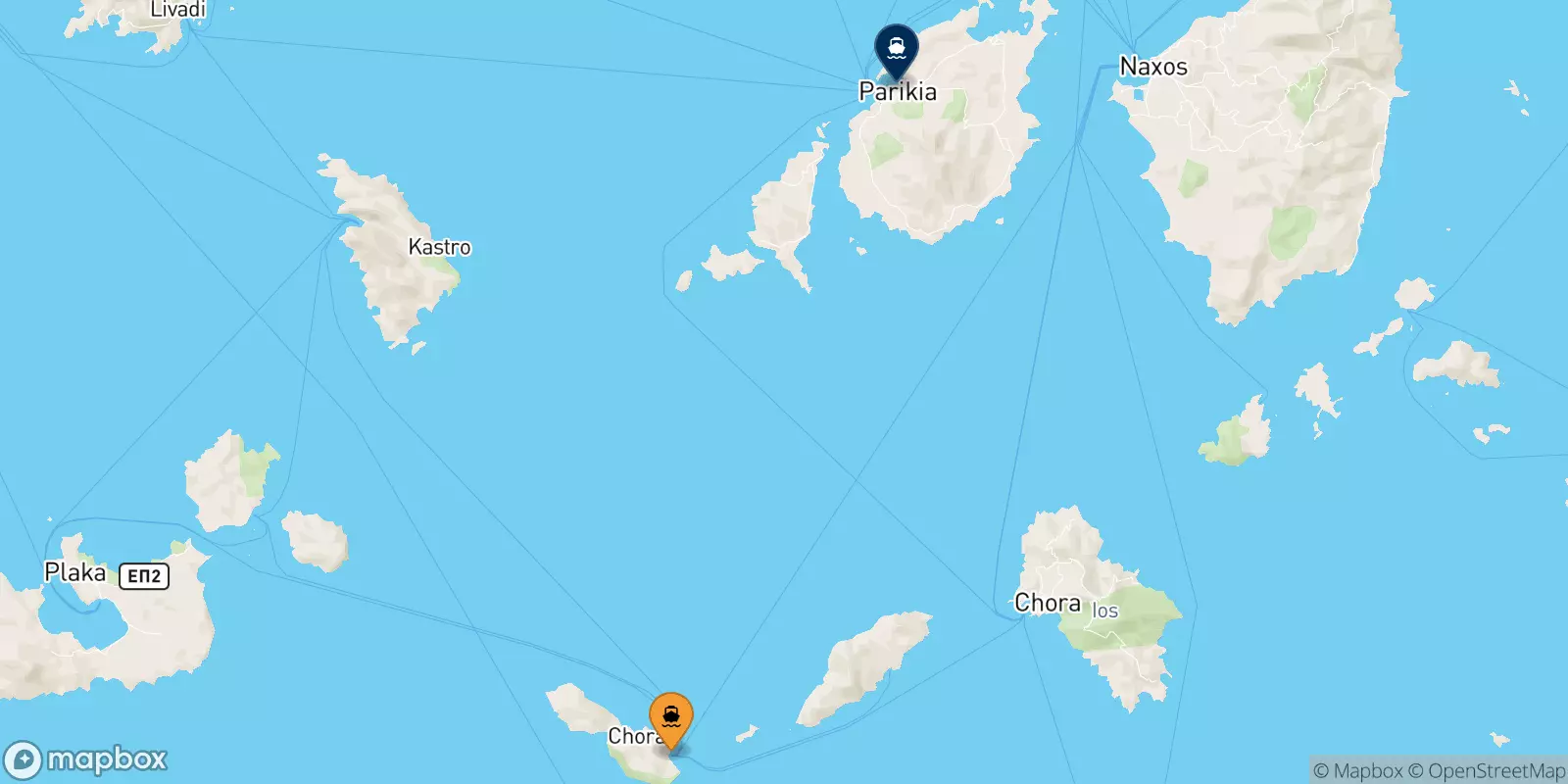 Traghetti da Folegandros per Paros