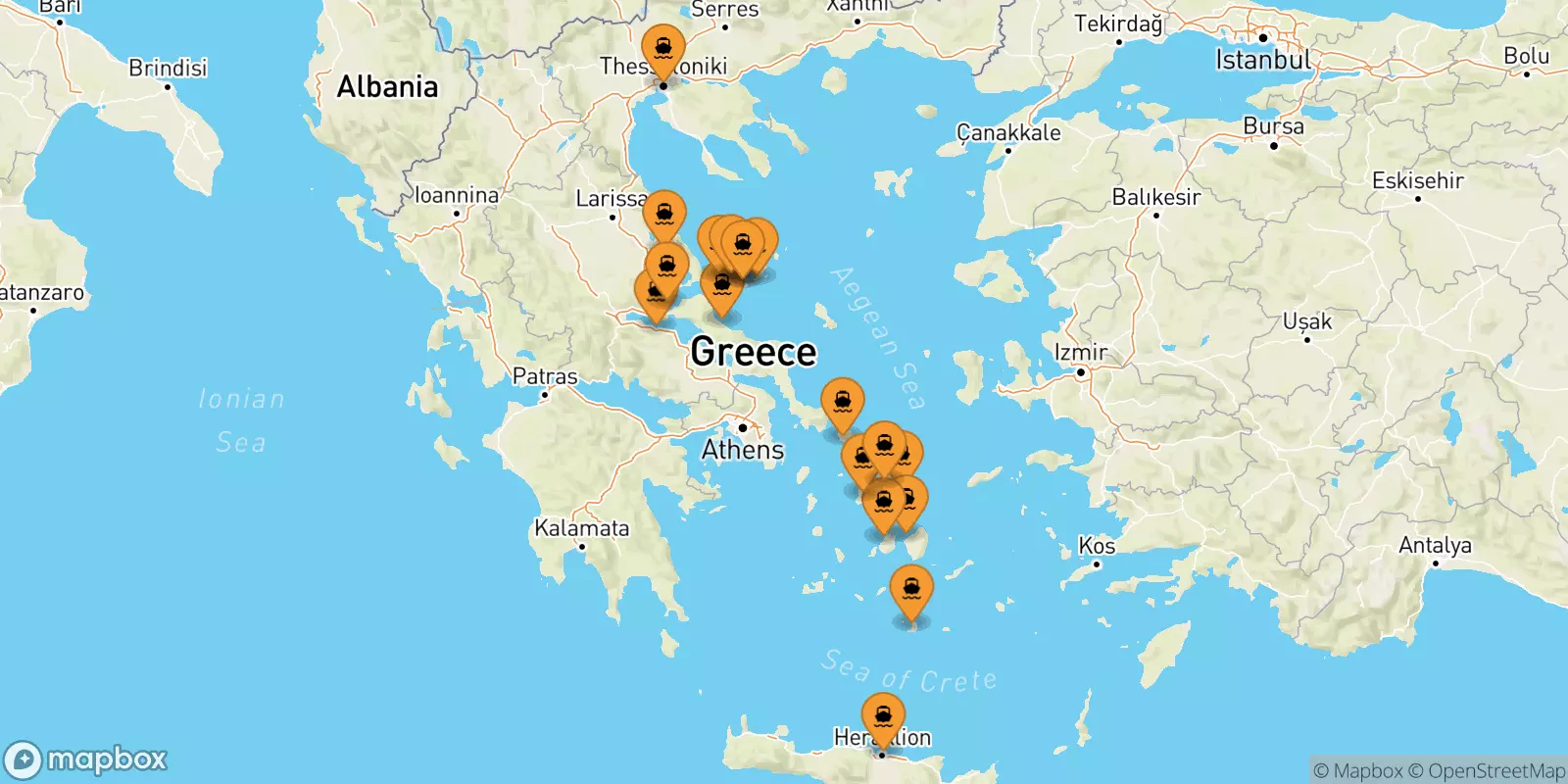 Traghetti dalla Grecia per le Isole Sporadi