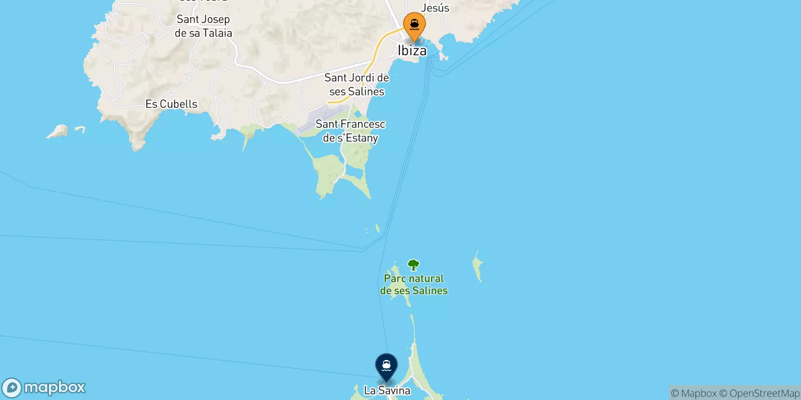 Traghetti da Ibiza per Formentera