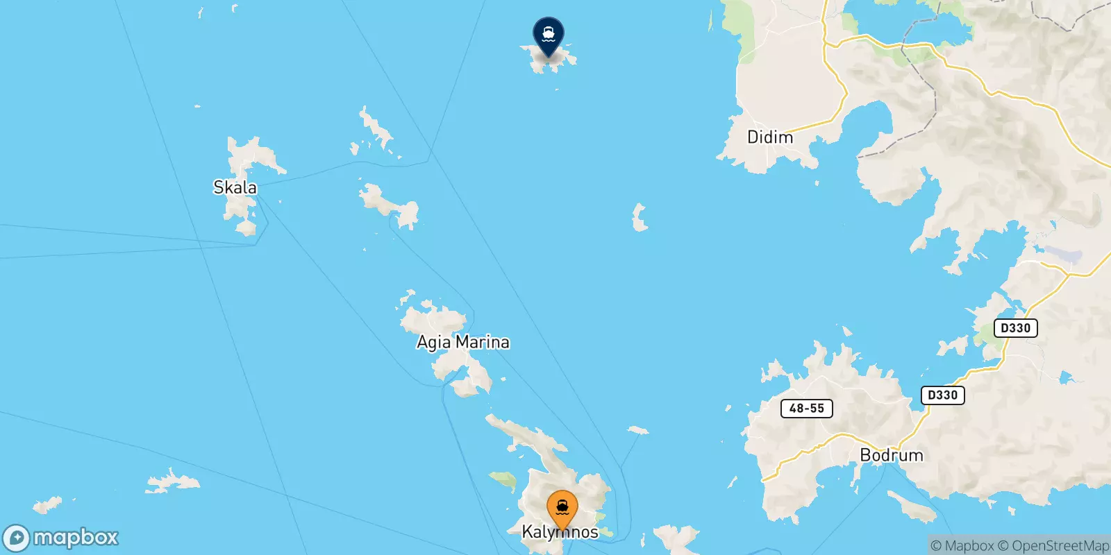 Traghetti da Kalymnos per Agathonisi