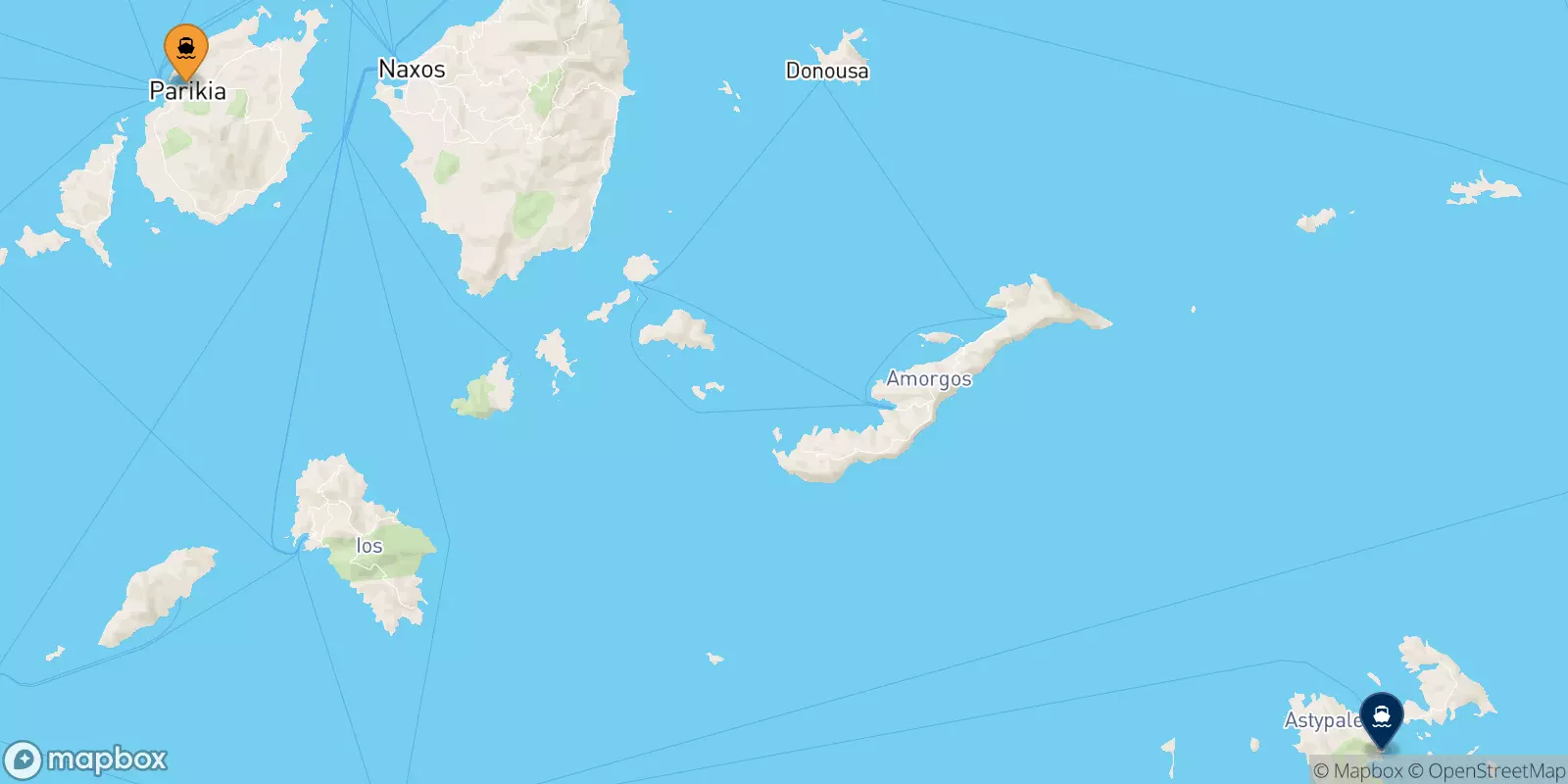 Traghetti da Paros per Astypalea