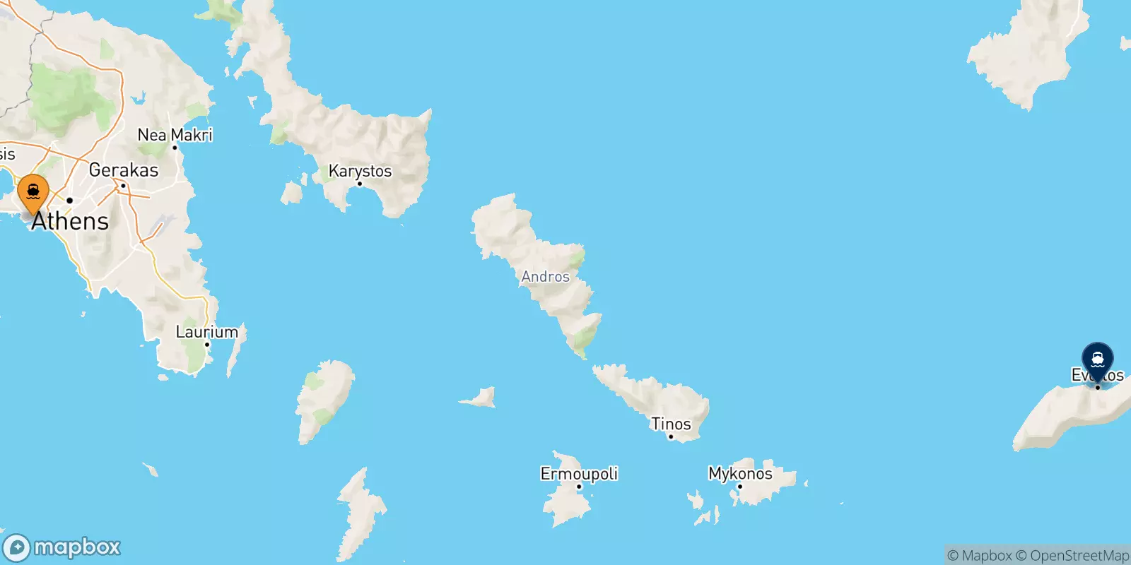 Traghetti da Pireo per Agios Kirikos (Ikaria)