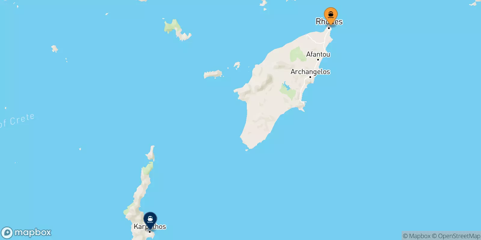 Traghetti da Rodi per Karpathos