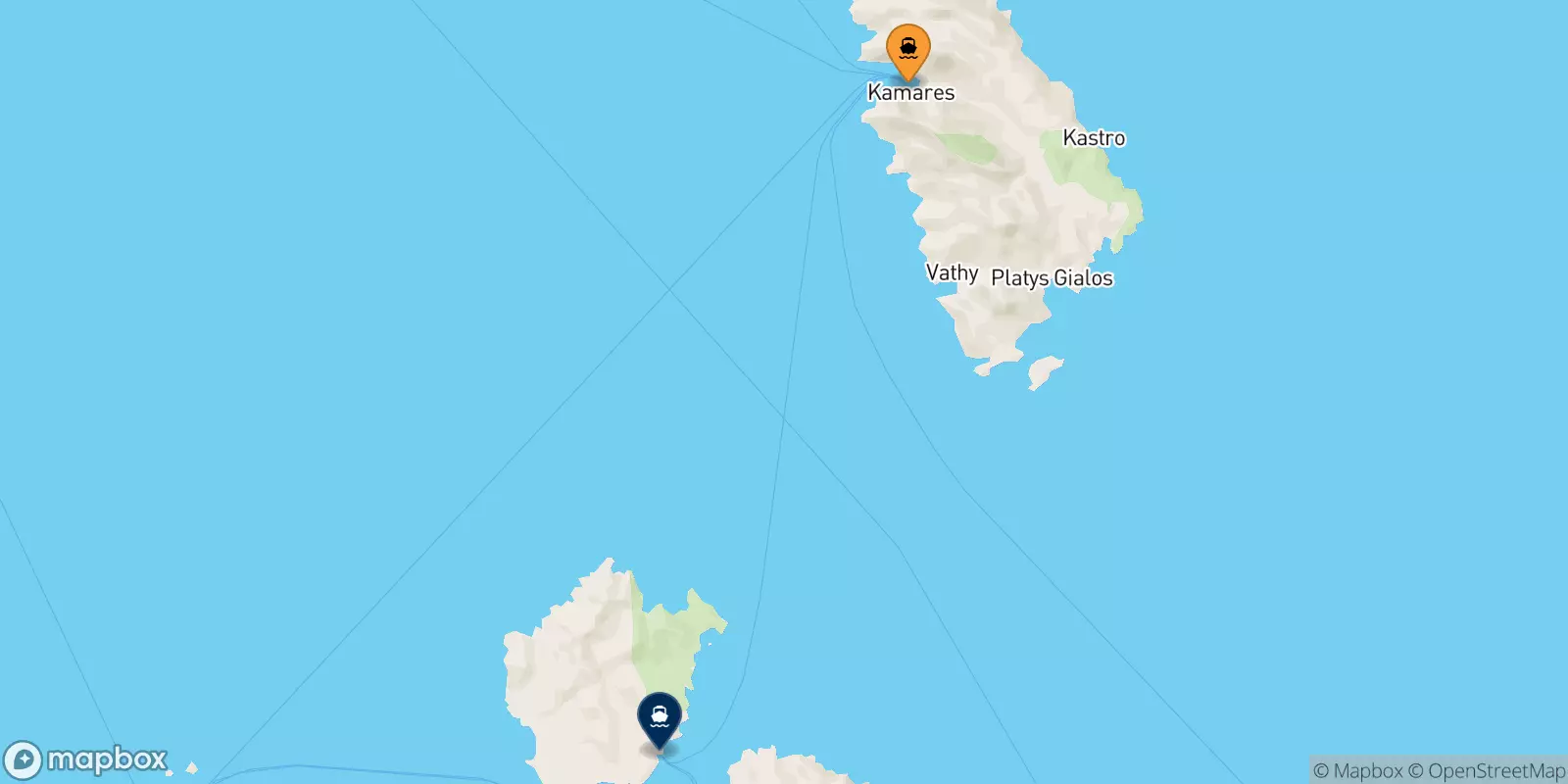 Traghetti da Sifnos per Kimolos