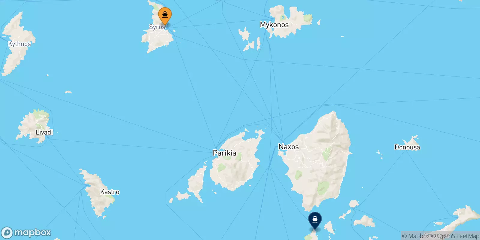 Traghetti da Syros per Iraklia