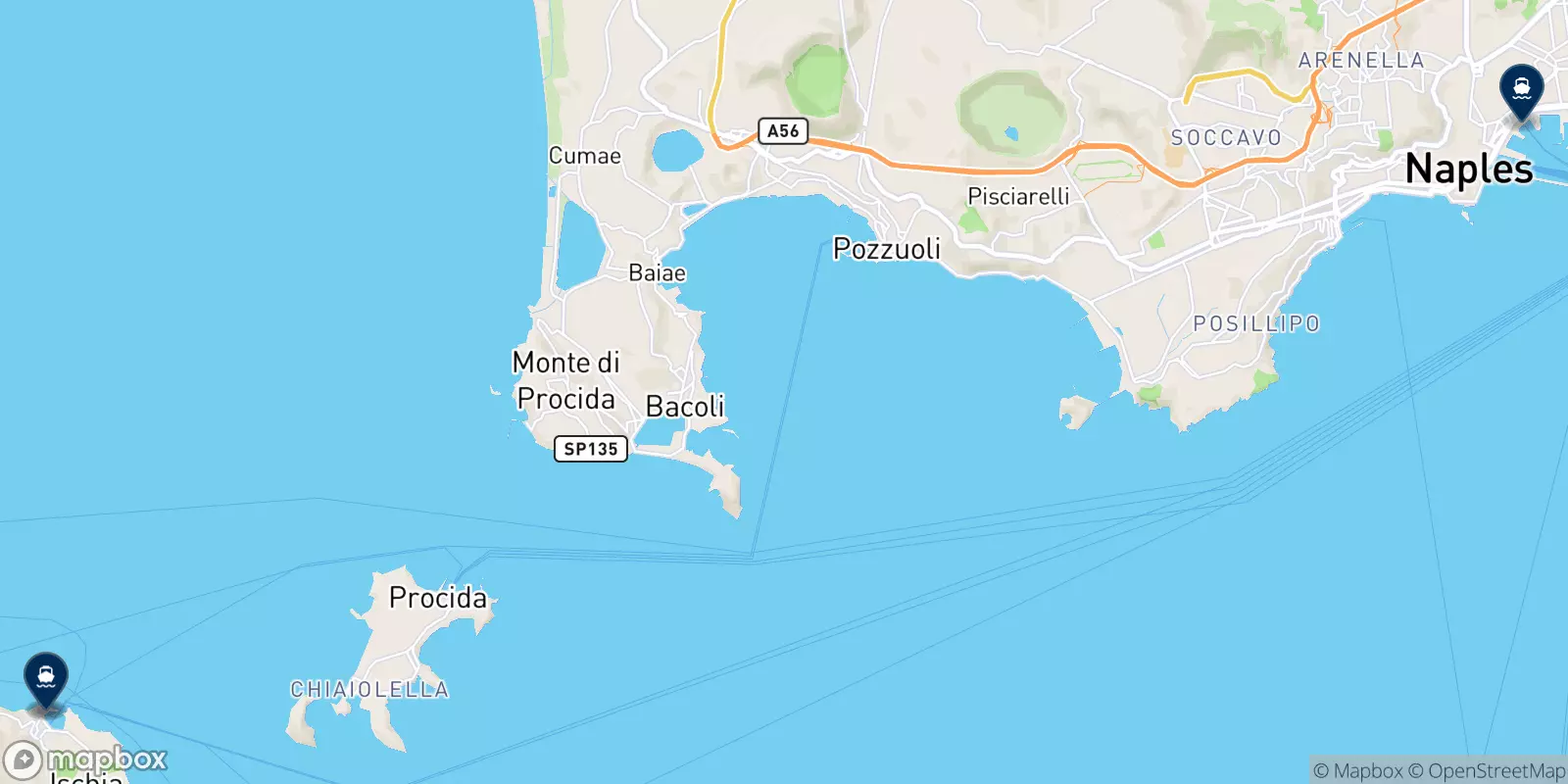 Traghetti da Forio (Ischia) per l'Italia