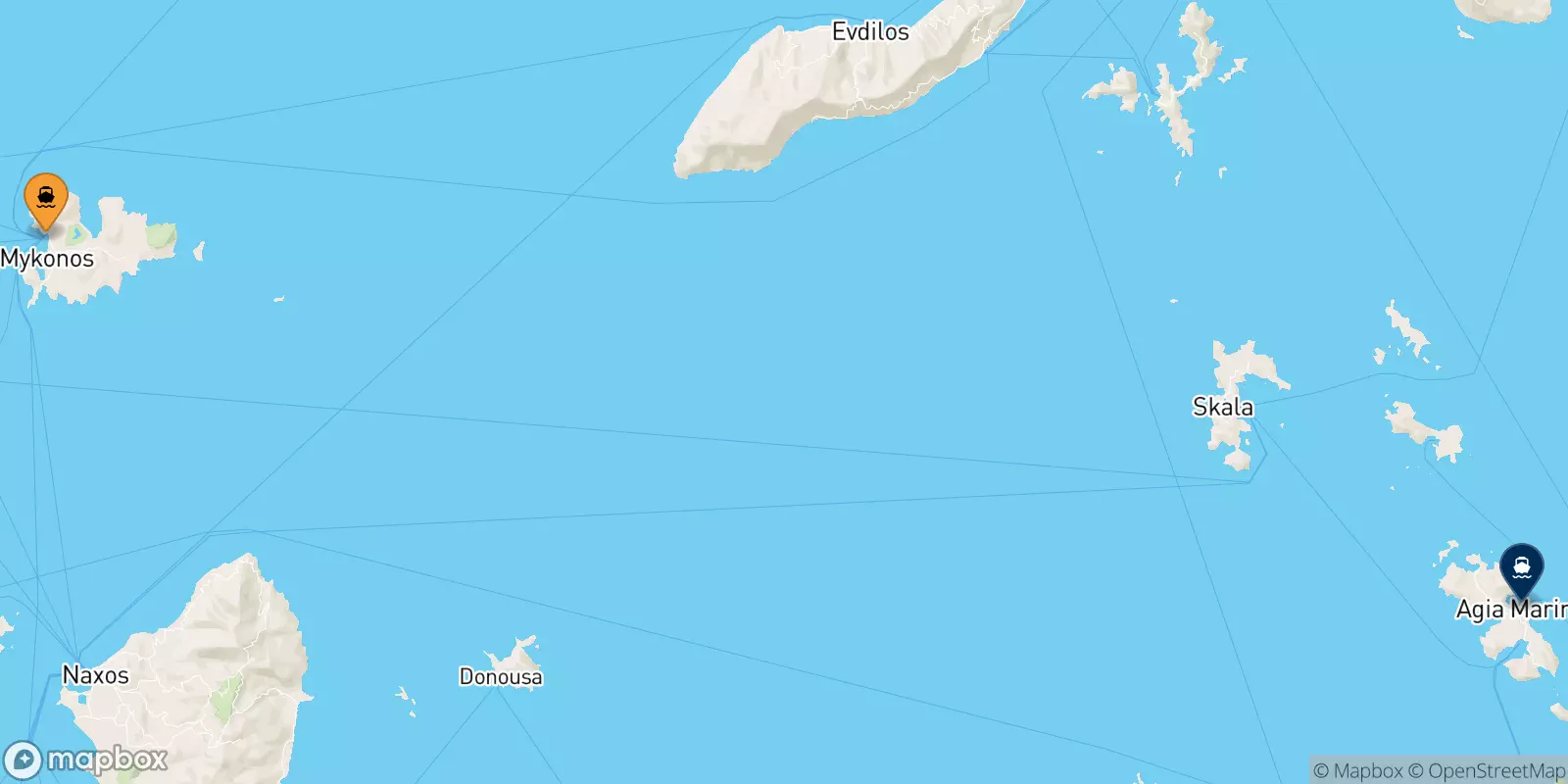 Traghetti da Mykonos per Leros