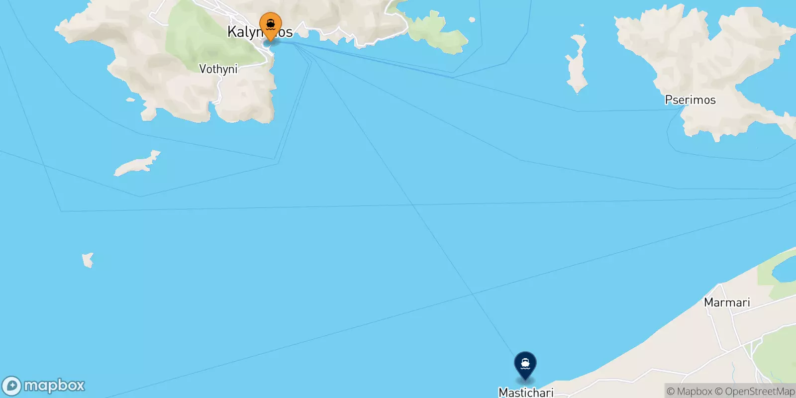 Traghetti da Kalymnos per Pserimos