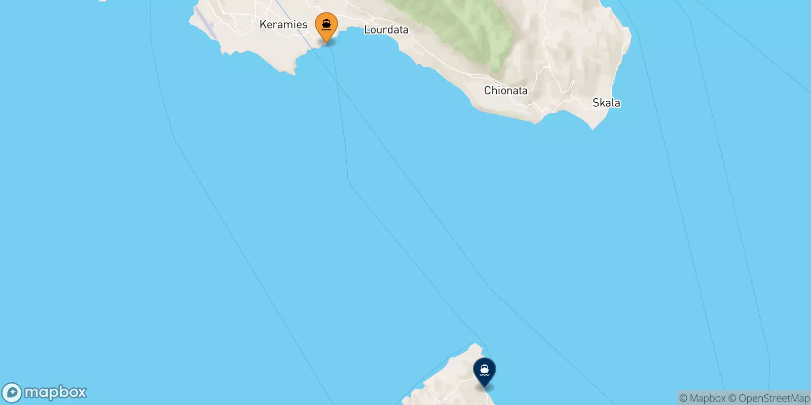 Traghetti da Pessada (Cefalonia) per le Isole Ionie