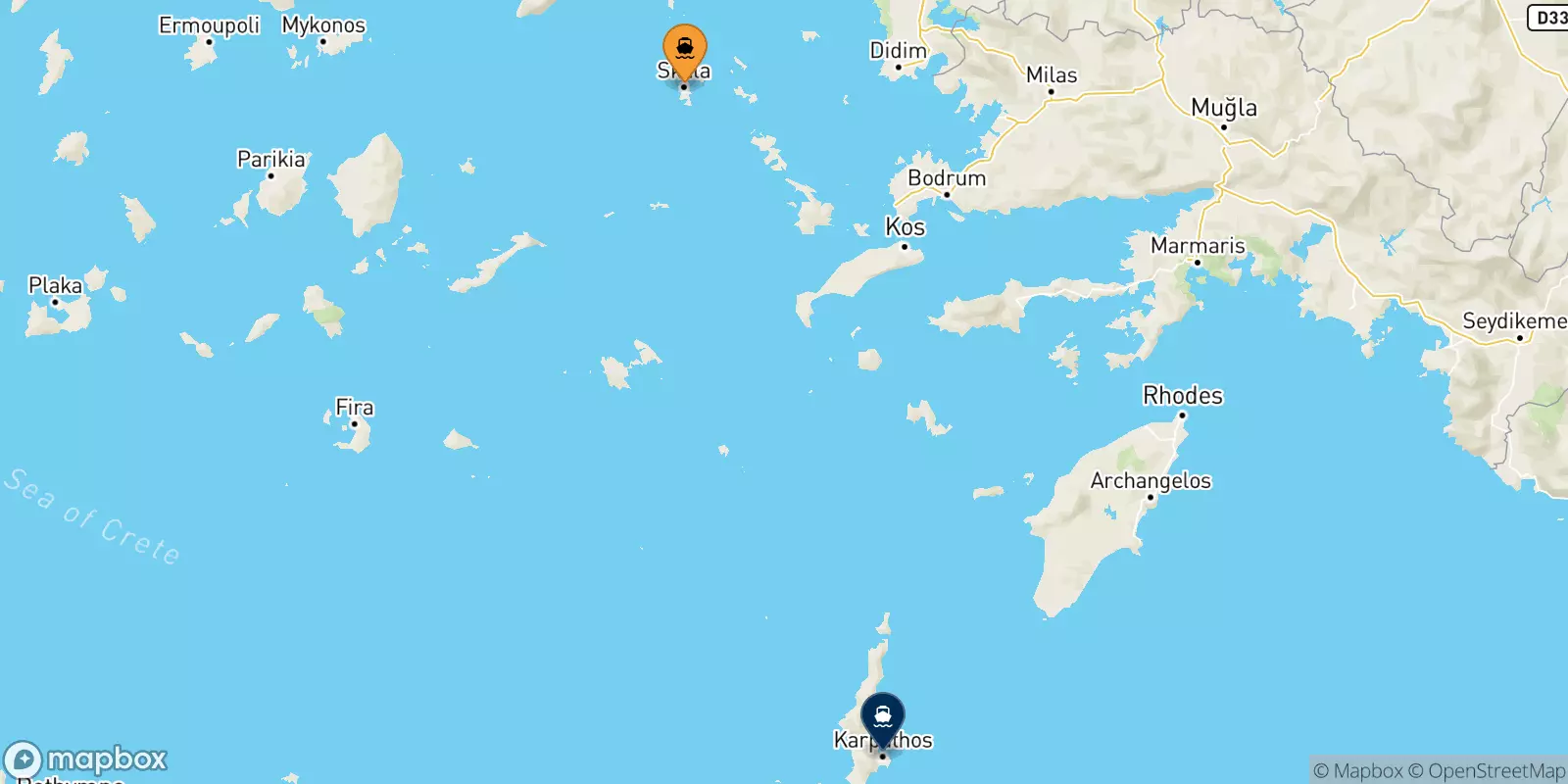 Traghetti da Patmos per Karpathos