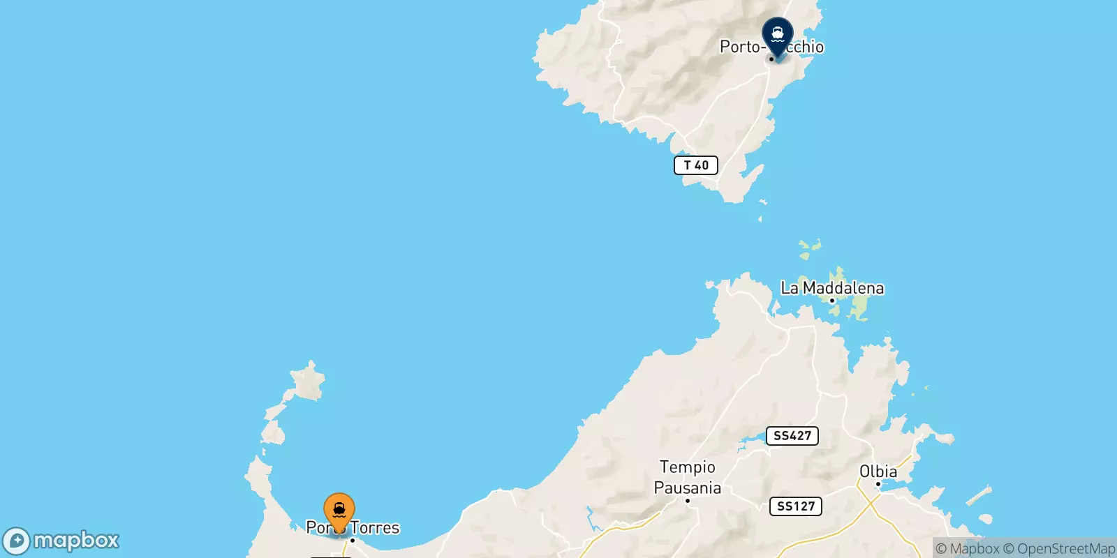 Traghetti da Porto Torres per Porto Vecchio