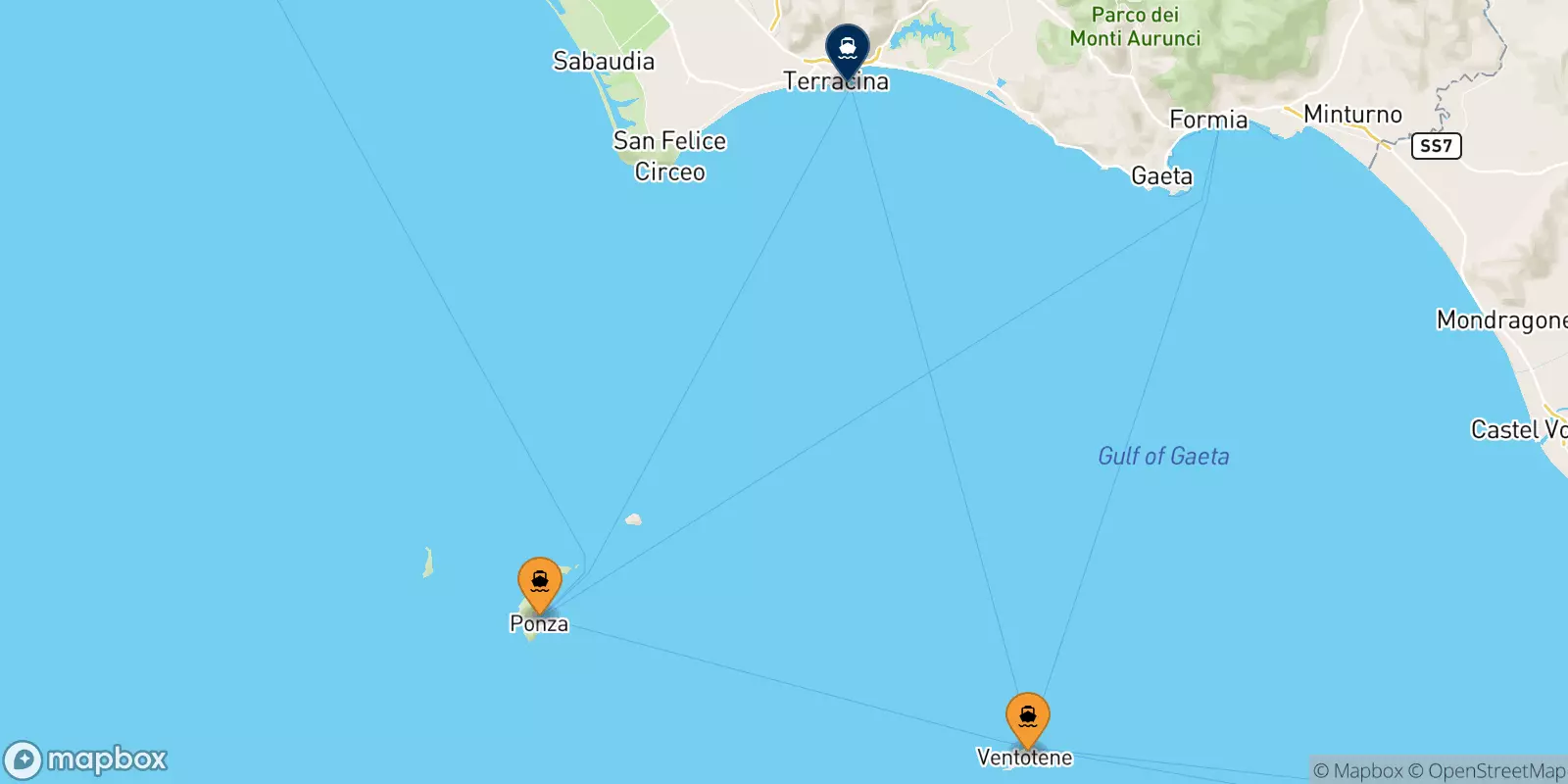 Traghetti per Terracina