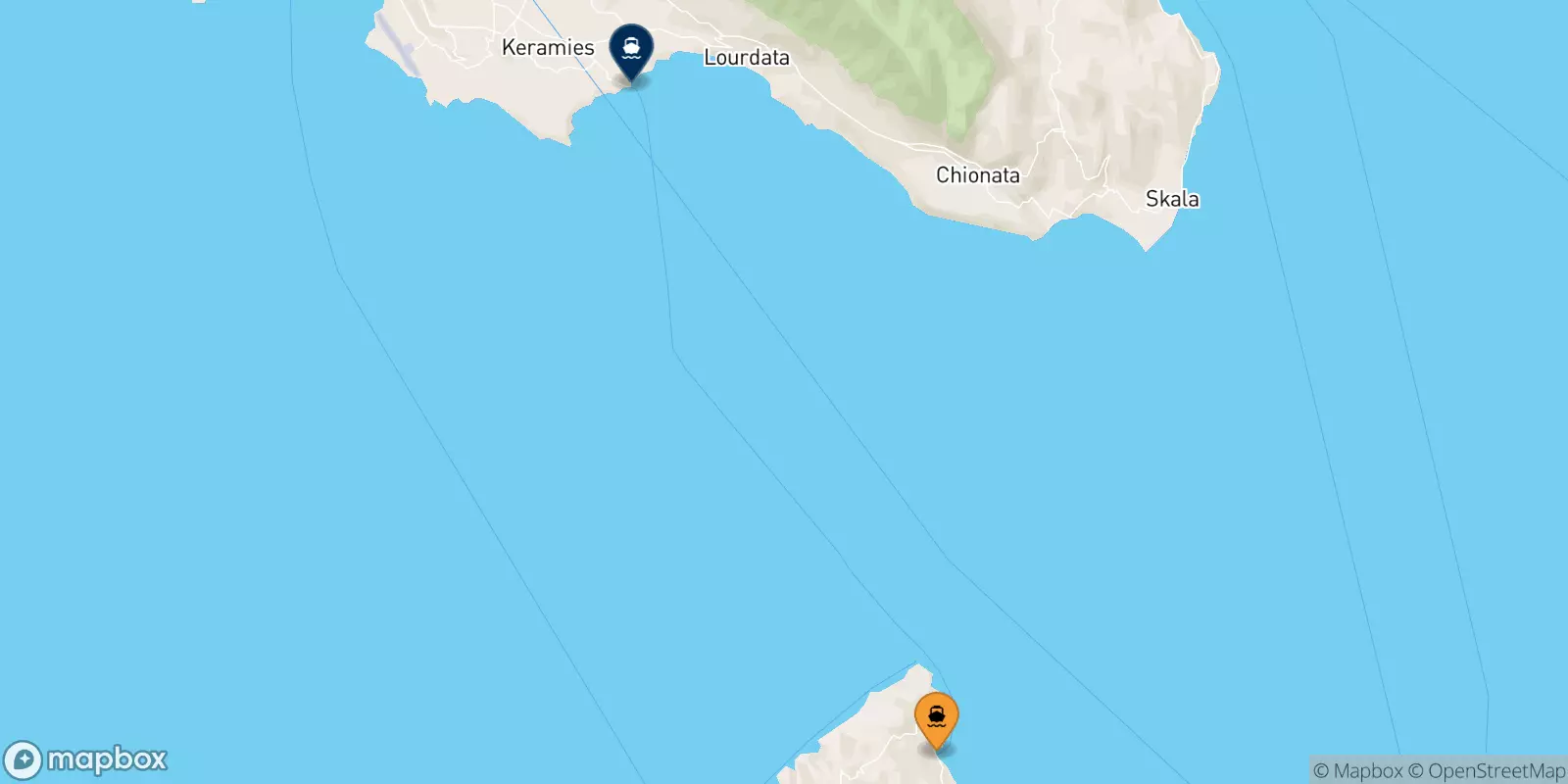 Traghetti da Ag. Nikolas (Zante) per le Isole Ionie