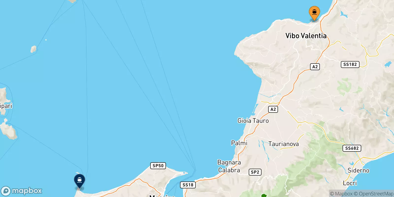 Traghetti da Vibo Valentia per la Sicilia