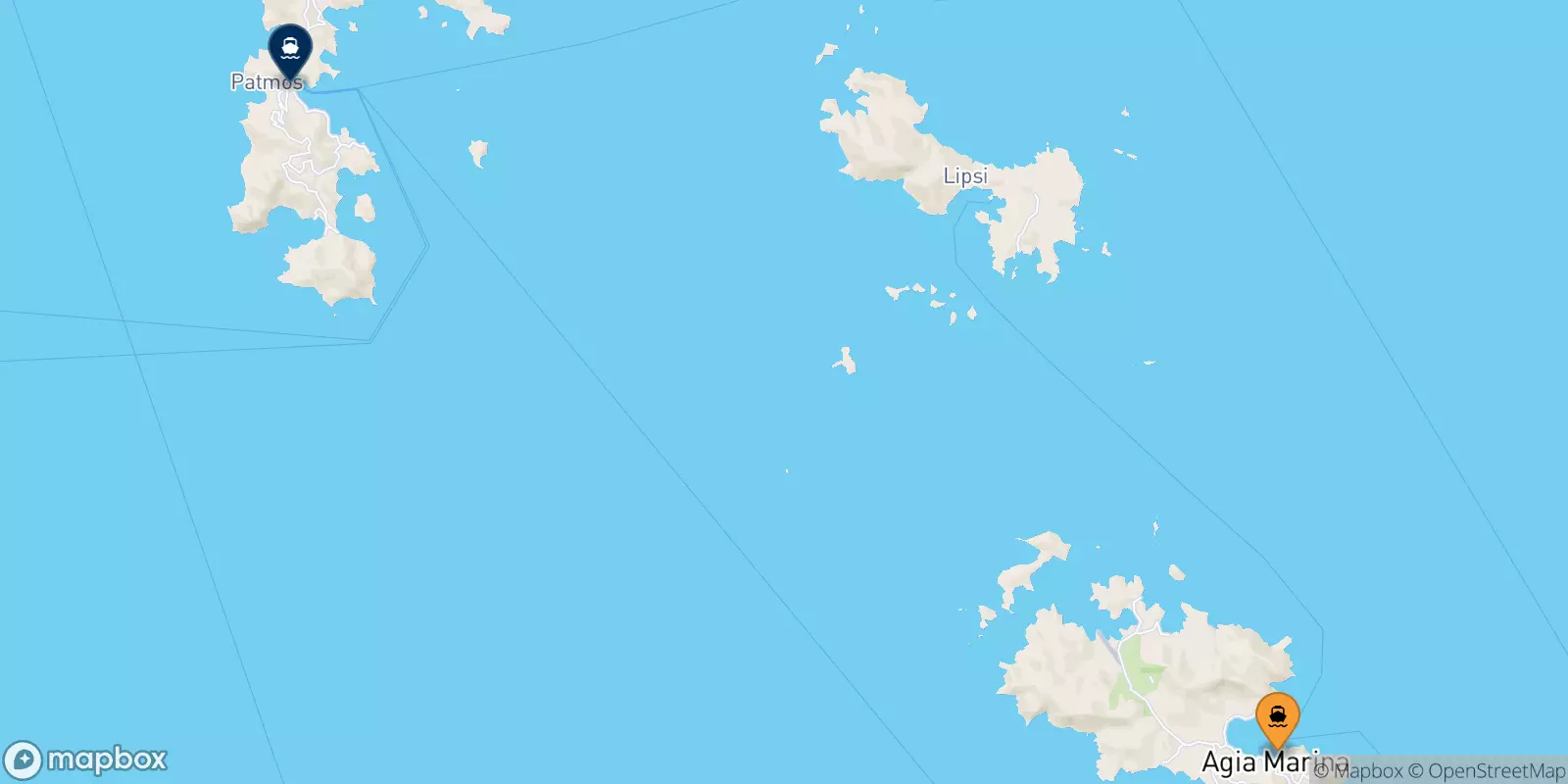 Traghetti da Agia Marina (Leros) per Patmos