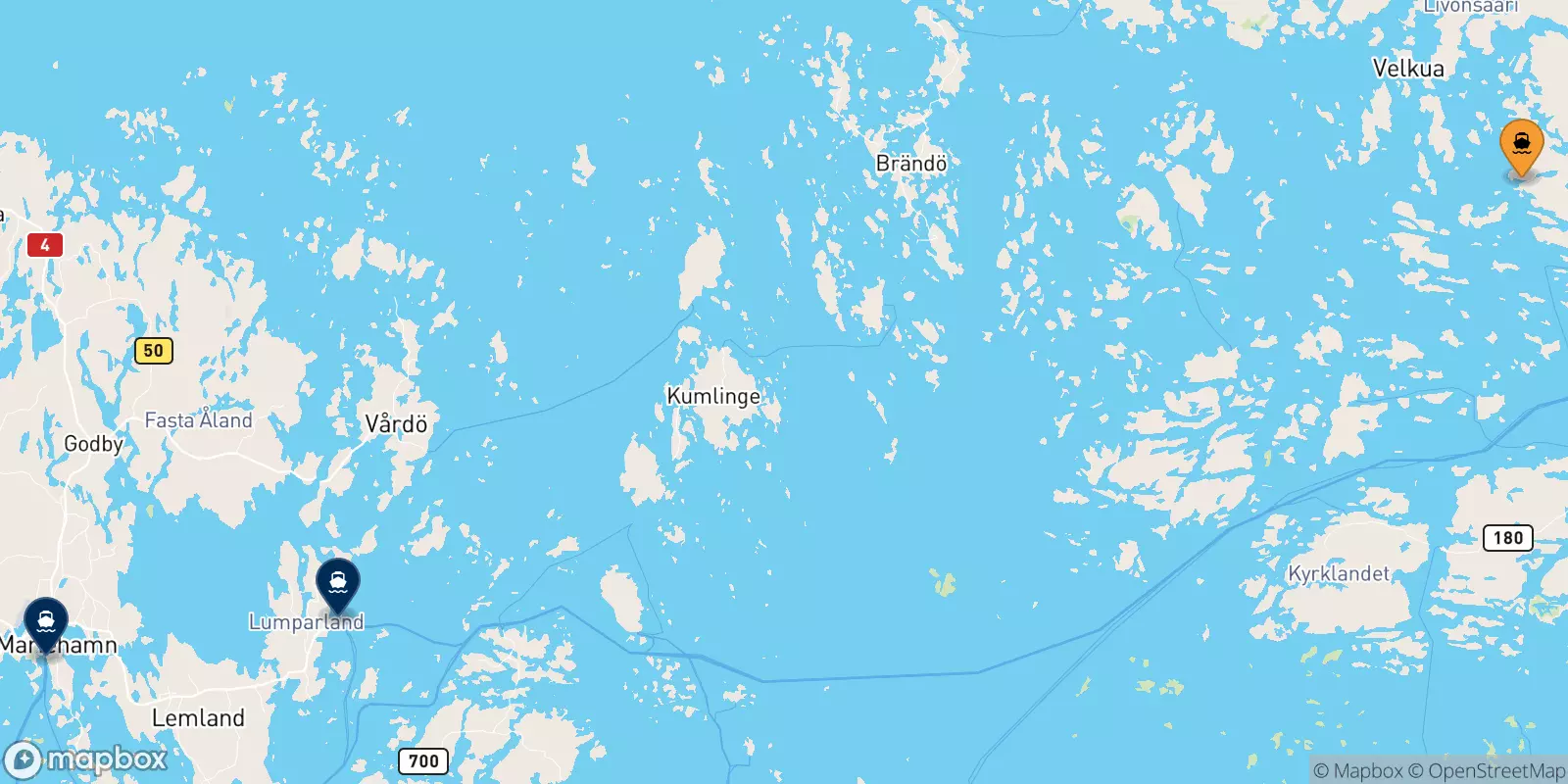 Traghetti da Turku per le Isole Aland