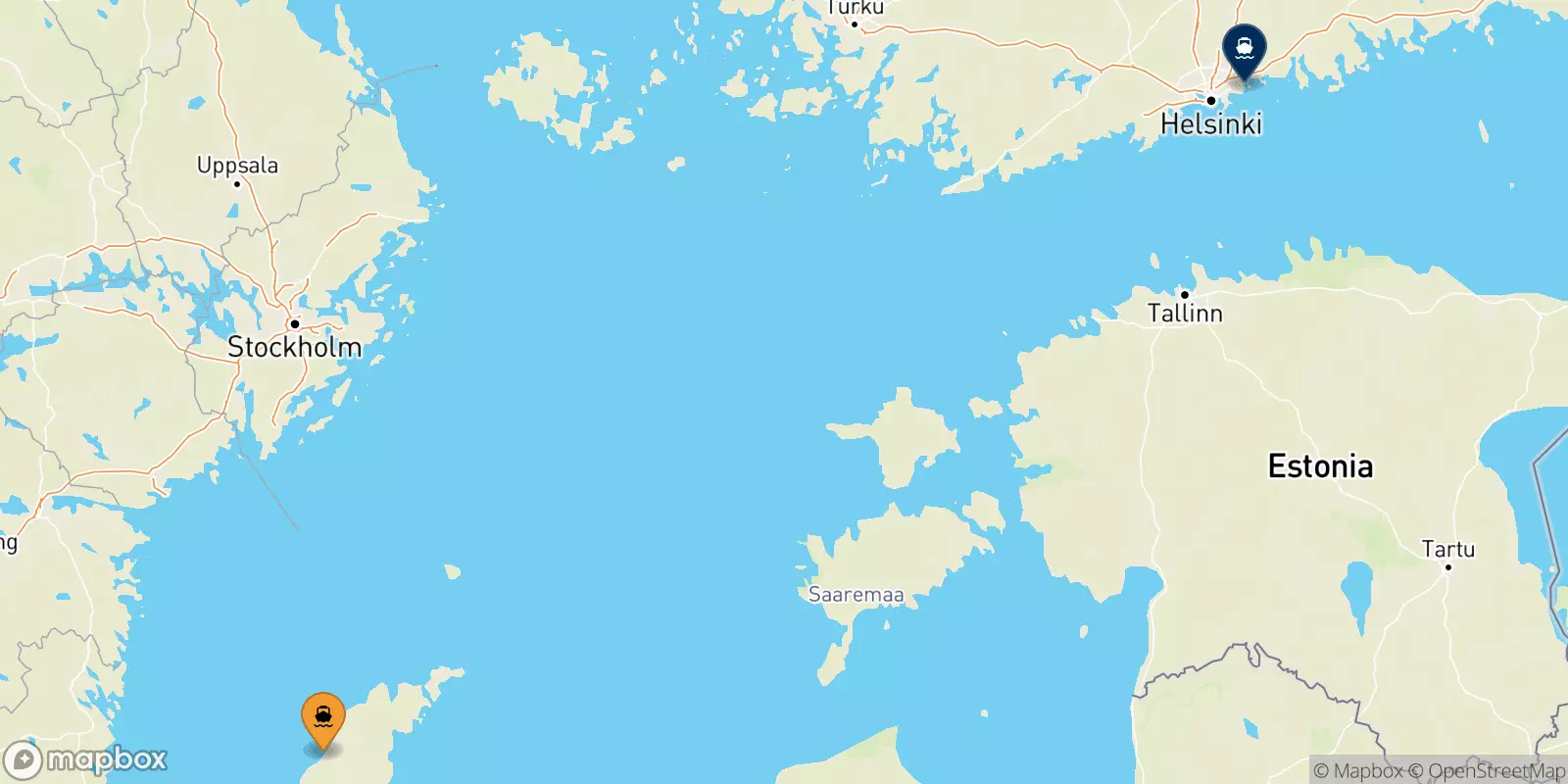Traghetti dal Gotland per Helsinki