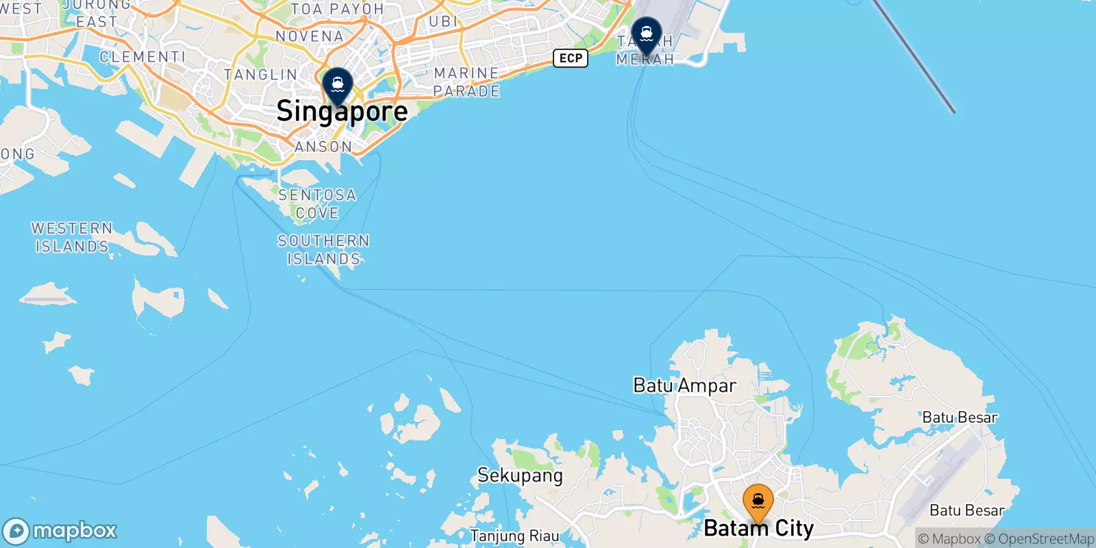 Traghetti da Batam Centre