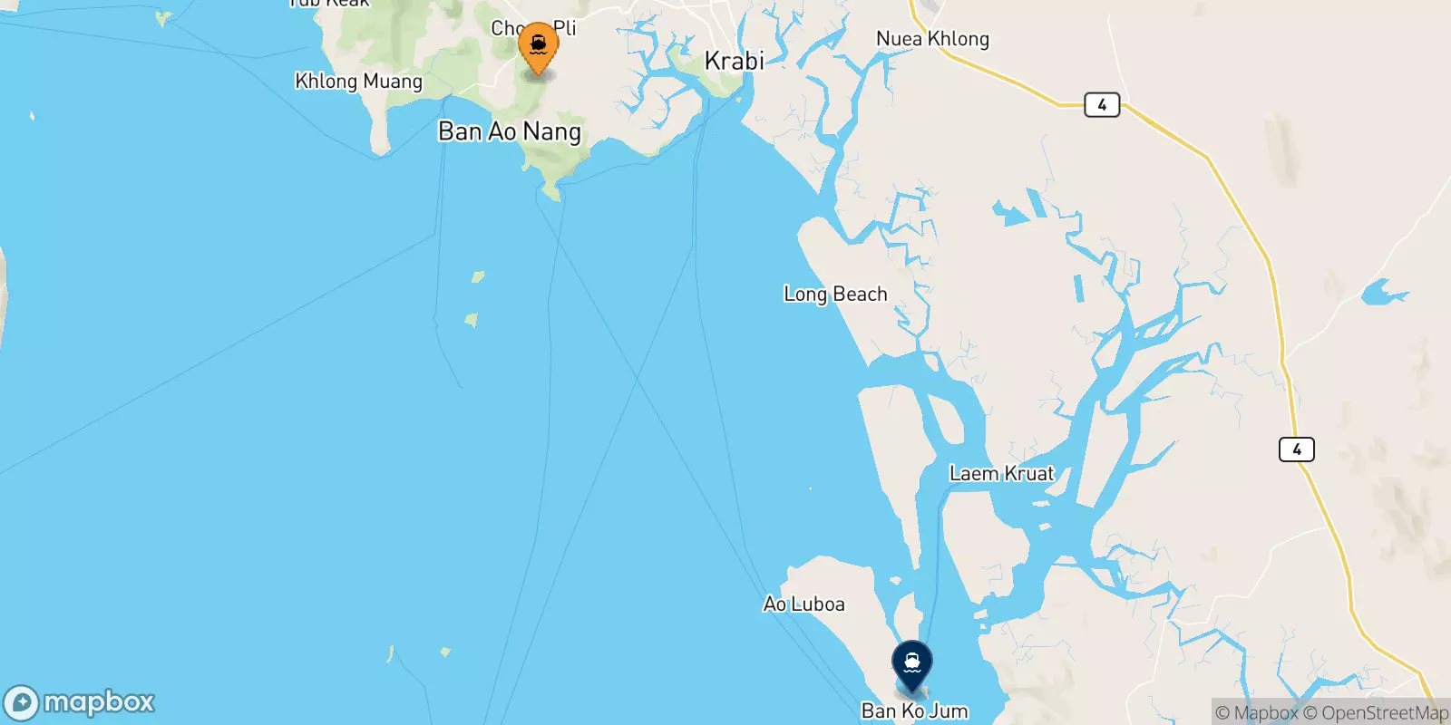 Traghetti per Koh Jum