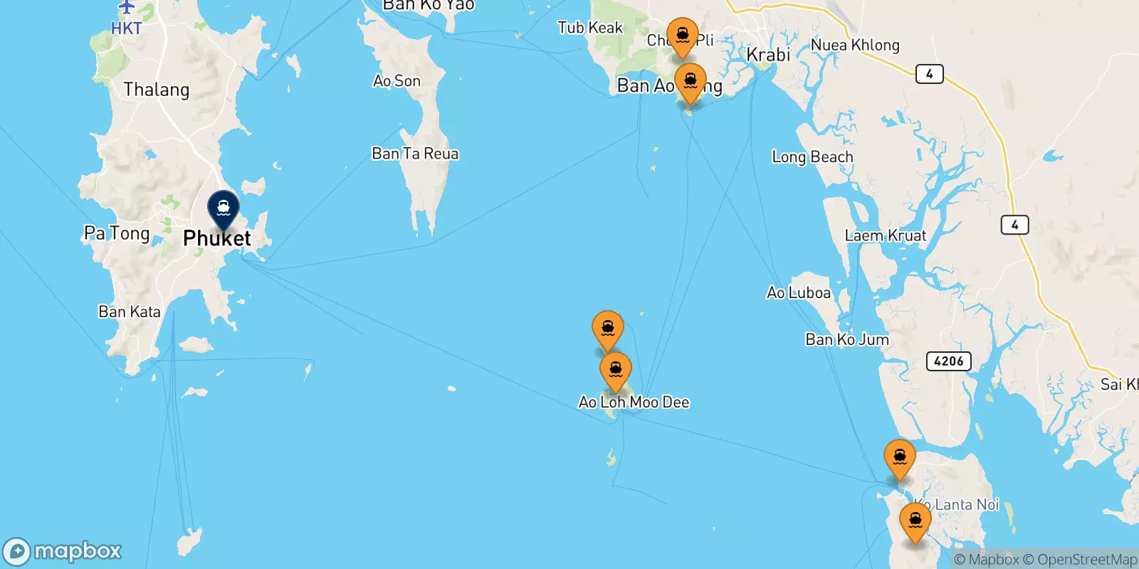 Traghetti per Phuket (Rassada Pier)