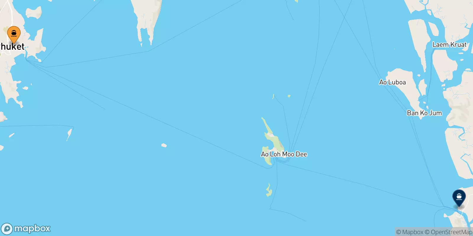 Traghetti dall'Isola Di Phuket per Koh Lanta (Saladan Pier)