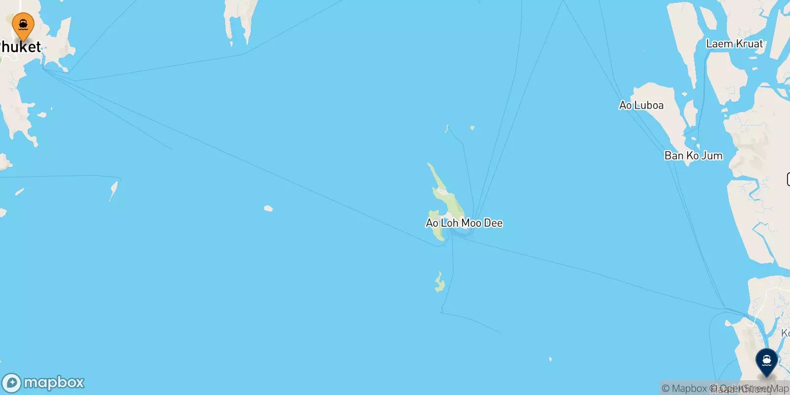 Traghetti dall'Isola Di Phuket per Koh Lanta Ban (Saladan Pier)