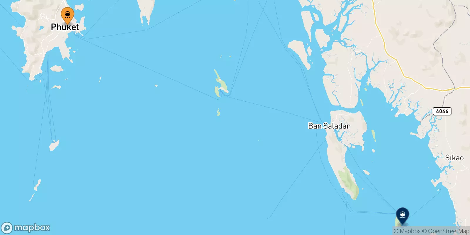 Traghetti dall'Isola Di Phuket per Koh Ngai