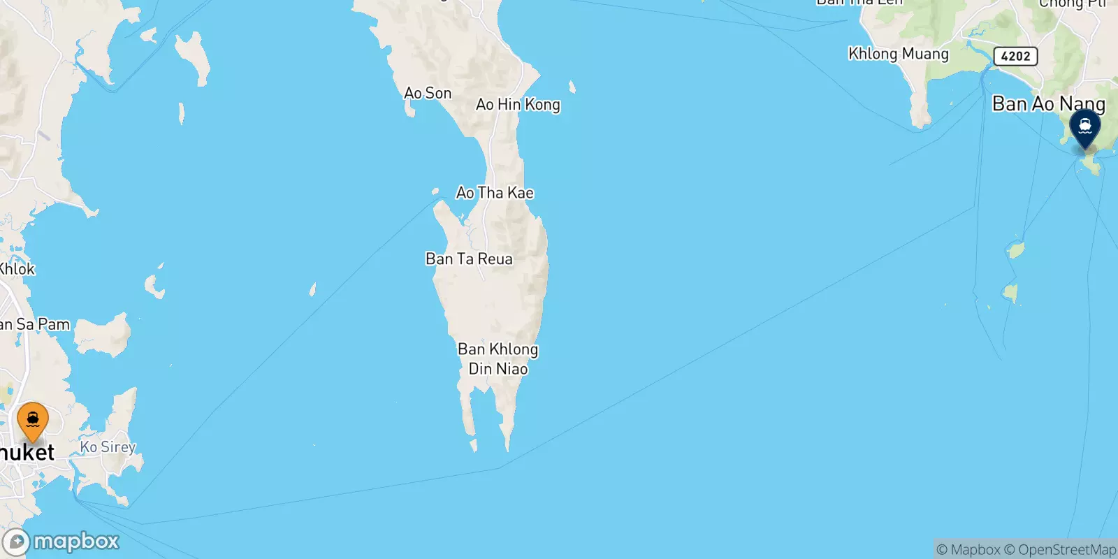 Traghetti dall'Isola Di Phuket per Railay Beach