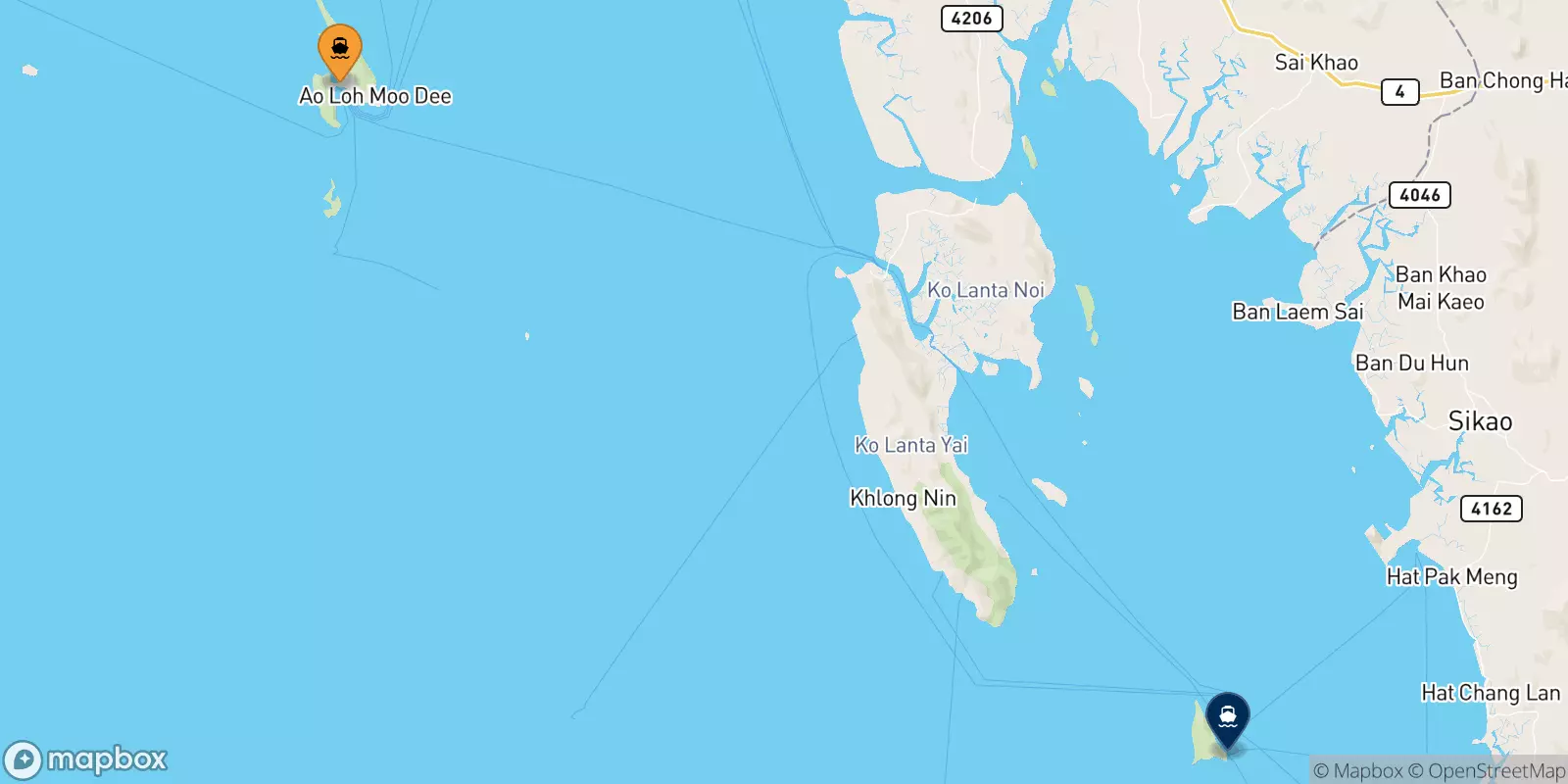 Traghetti dalle Isole Phi Phi per Koh Ngai