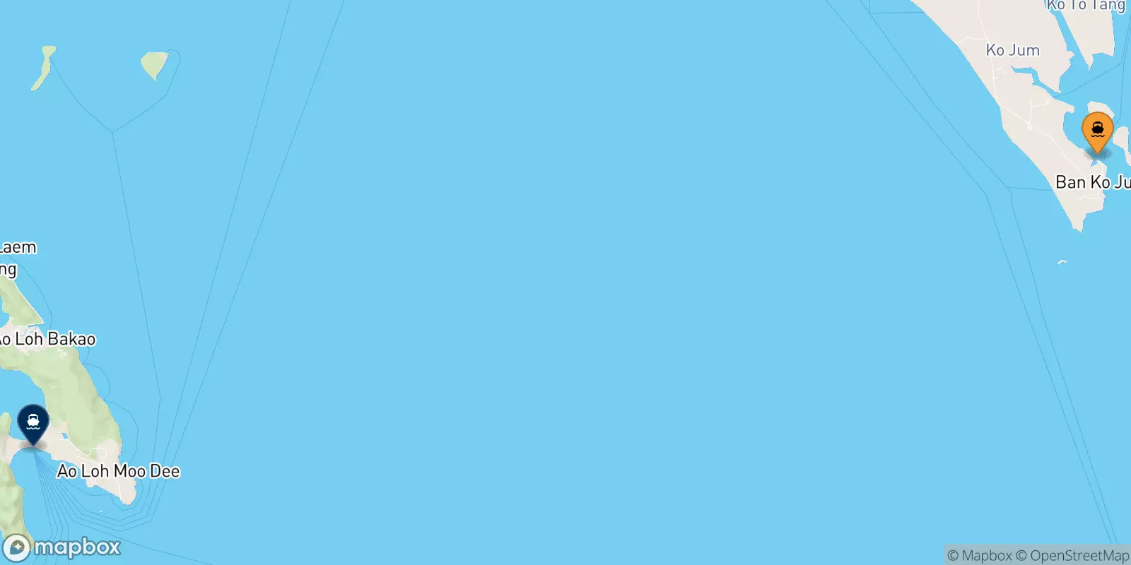 Traghetti da Koh Jum per le Isole Phi Phi