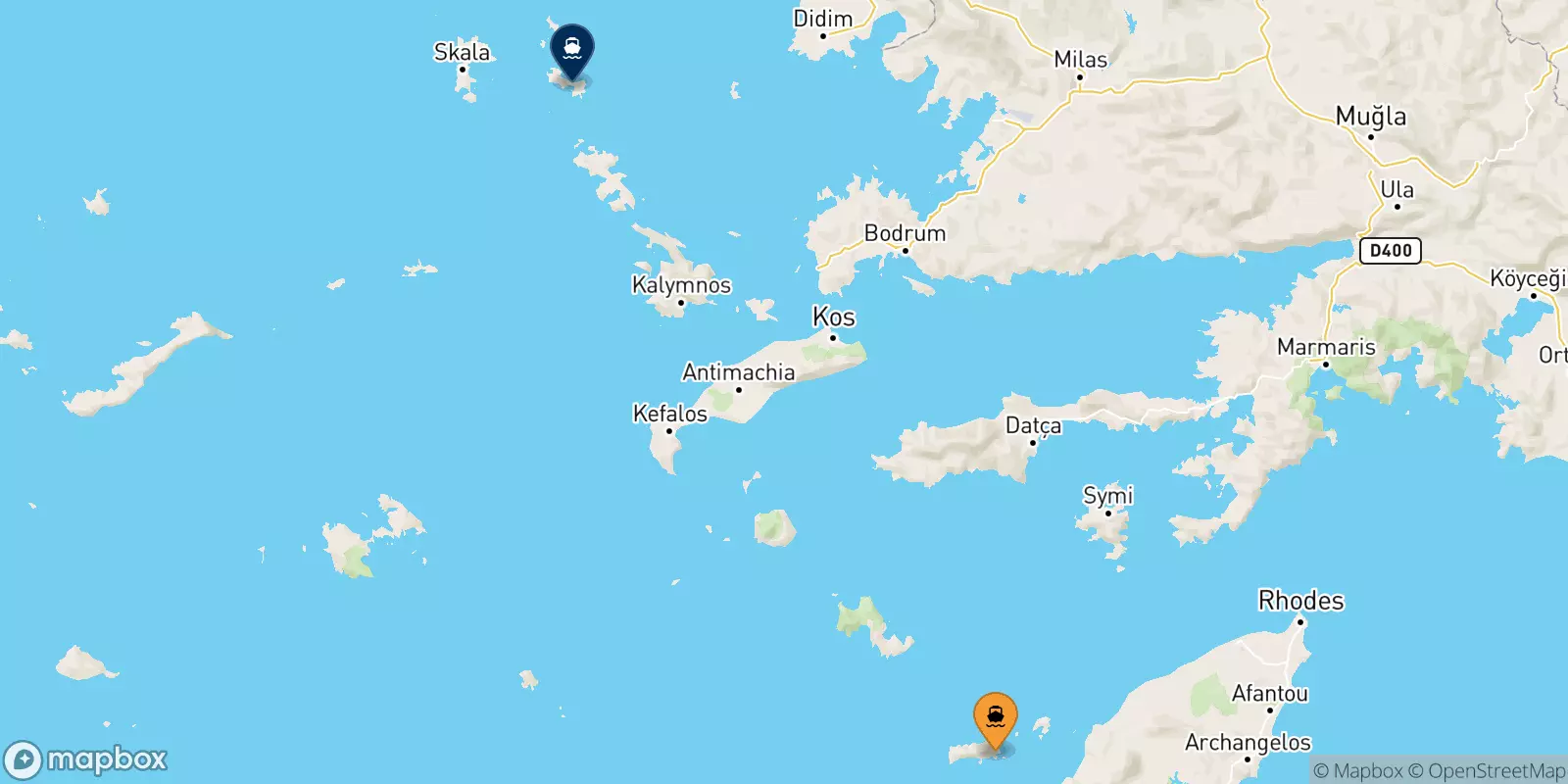 Traghetti da Chalki per Lipsi