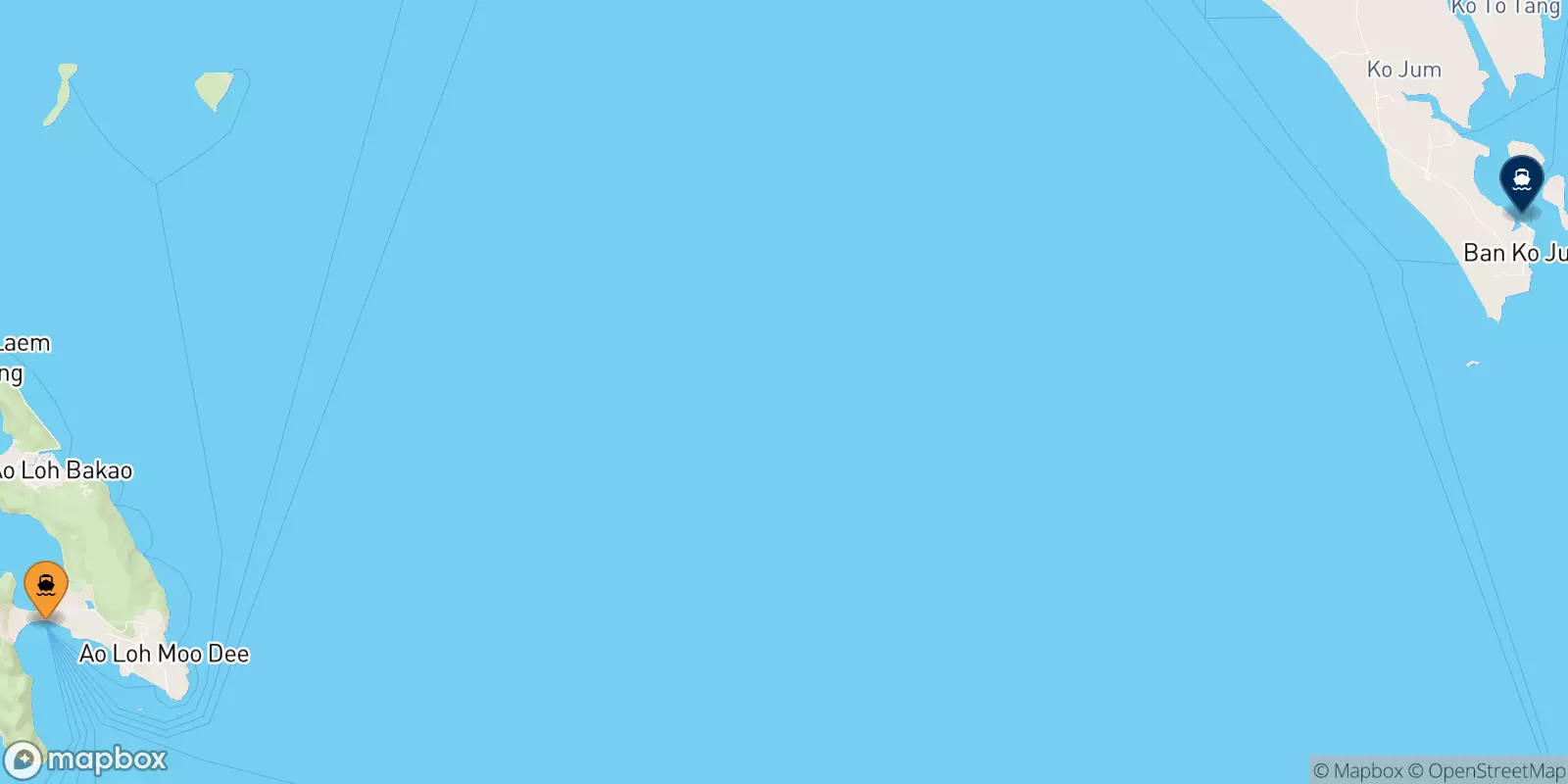 Traghetti dalle Isole Phi Phi per Koh Jum