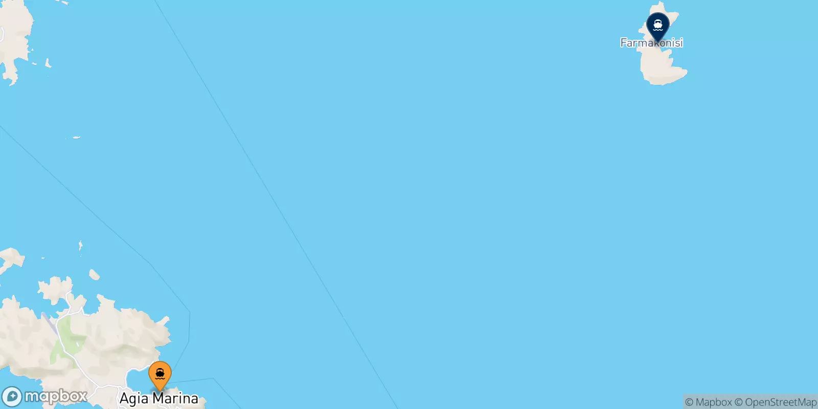 Traghetti da Agia Marina (Leros) per Farmakonisi