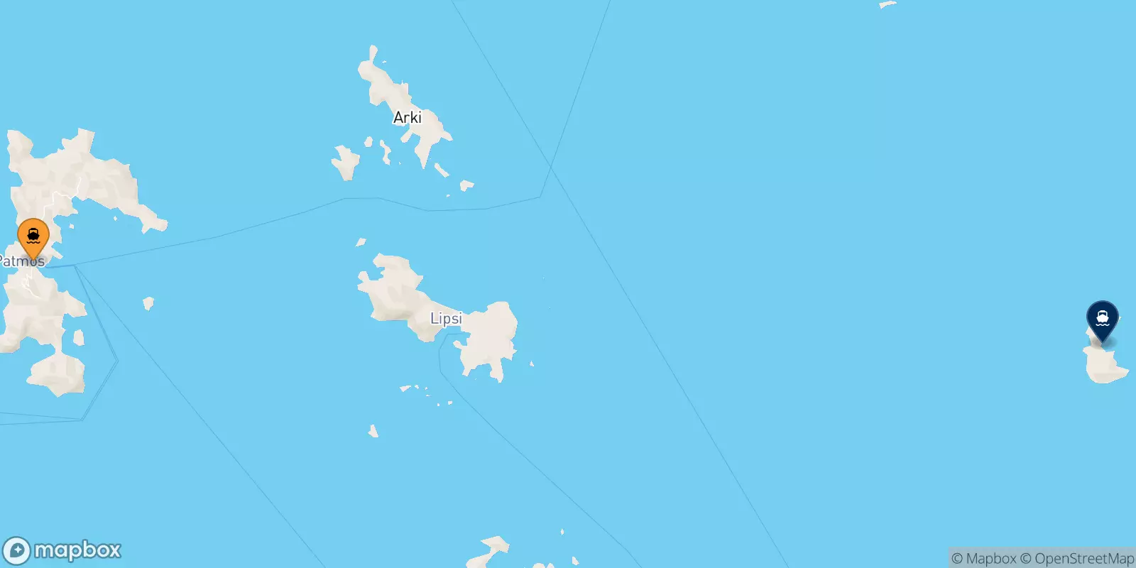 Traghetti da Patmos per Farmakonisi