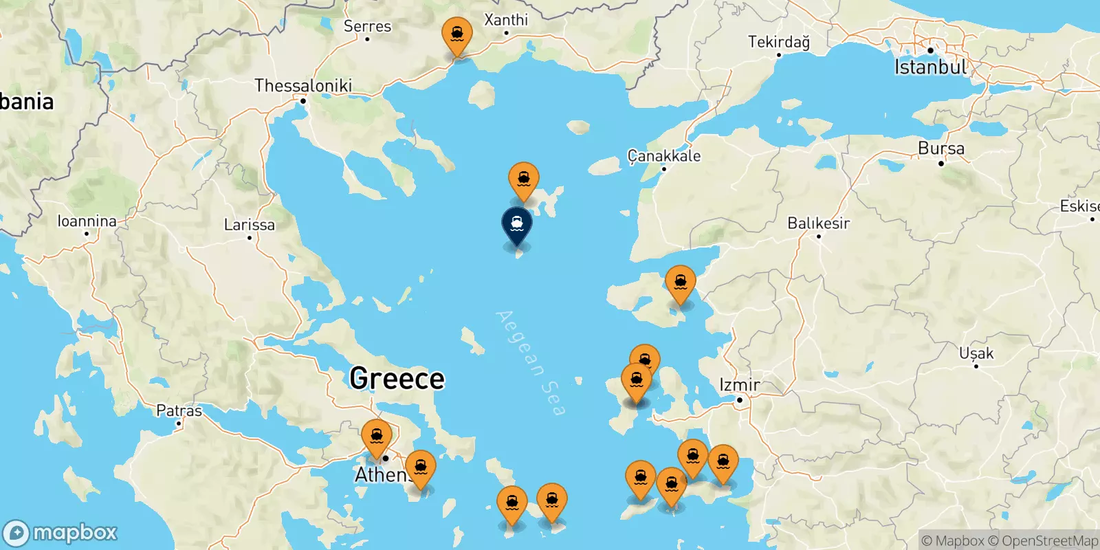 Traghetti per Agios Efstratios